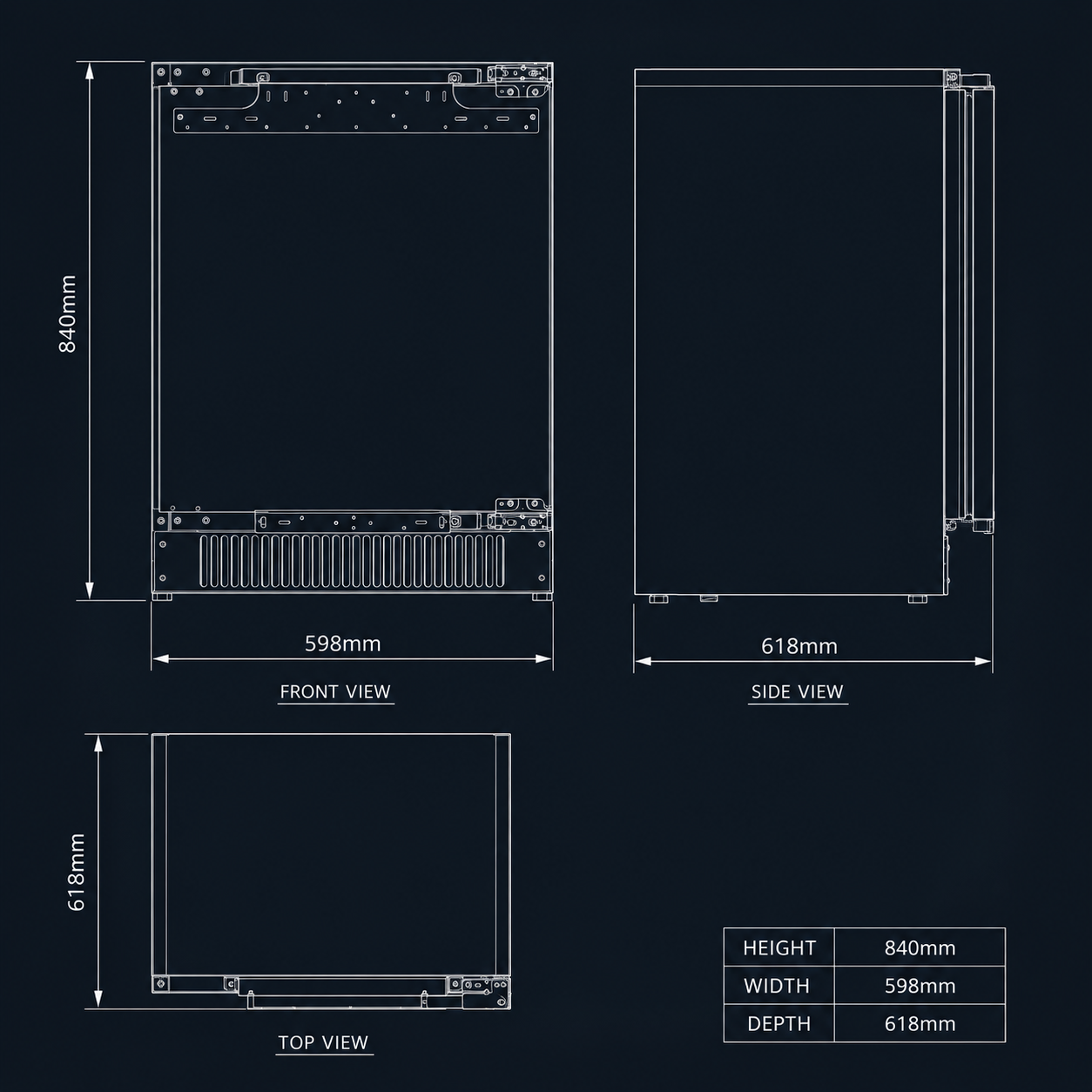 Blastcool Extremis iXP1 — Integrated Outdoor Fridge