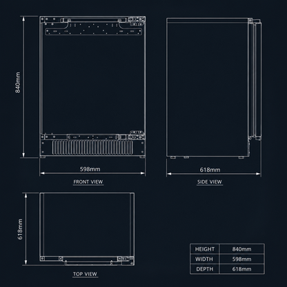 Blastcool Extremis iXP1 — Integrated Outdoor Fridge