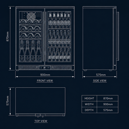 Blastcool XP2 Outdoor Fridge — Double Door